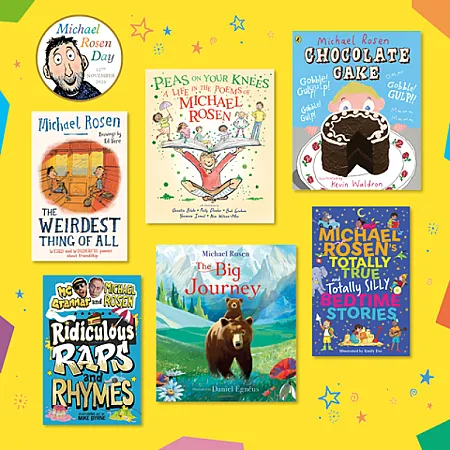 Prize image for Win a super silly book bundle to celebrate Michael Rosen Day