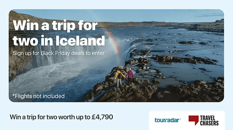 Prize image for Win a tour for 2 to Iceland worth up to £1,955