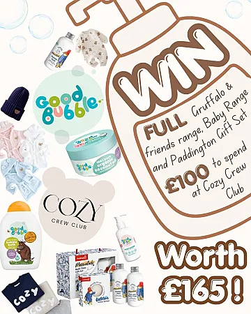 Prize image for Win a £100 gift card to spend at Cozy Crew Club AND £65 worth of Good Bubble