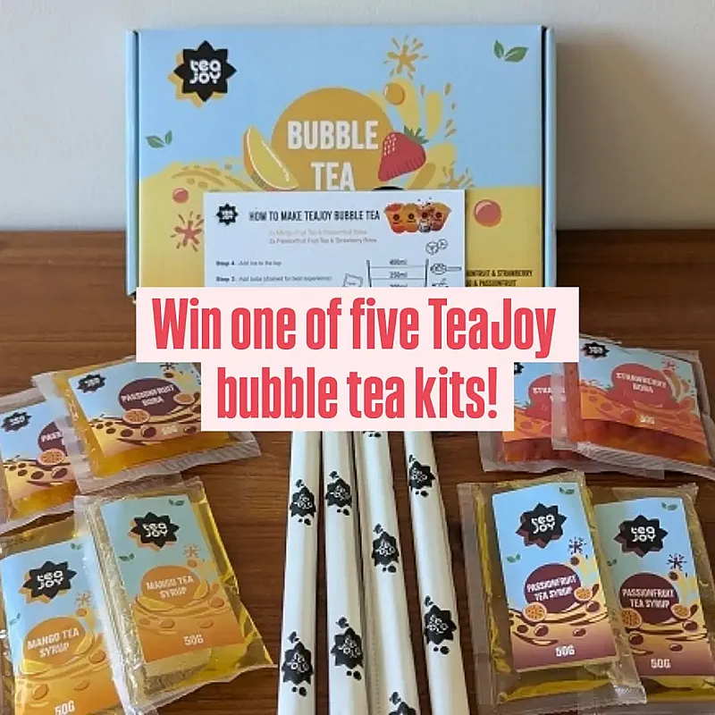 Win 5 x bubble tea kits