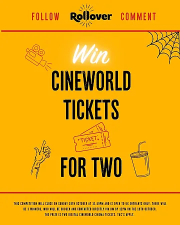 Prize image for Win 3 x pairs of cinema tickets for a movie of your choice at Cineworld