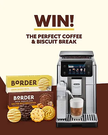 Prize image for Win a De'Longhi Coffee Machine, Royal Doulton Mugs, Coffee & Biscuits!