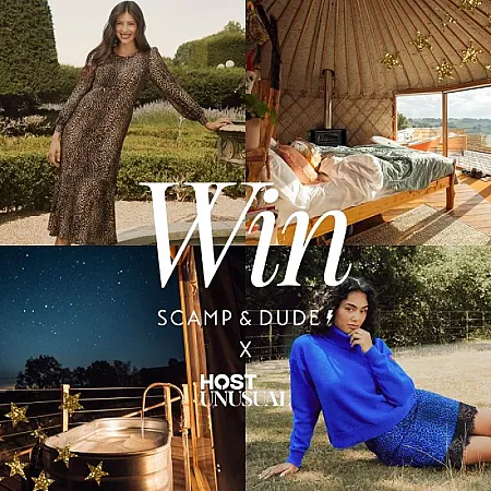 Prize image for Win a 3-night escape in luxury yurt + £250 Scamp & Dude clothing voucher