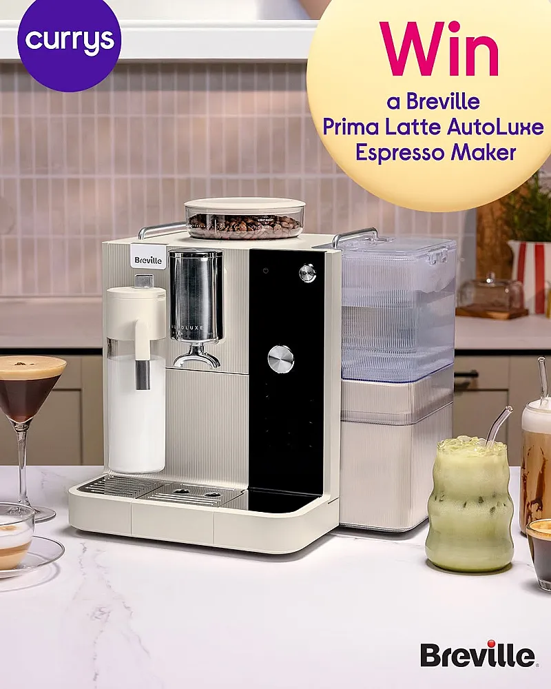 Win a Breville Prima Latte Auto Lux Espresso Maker