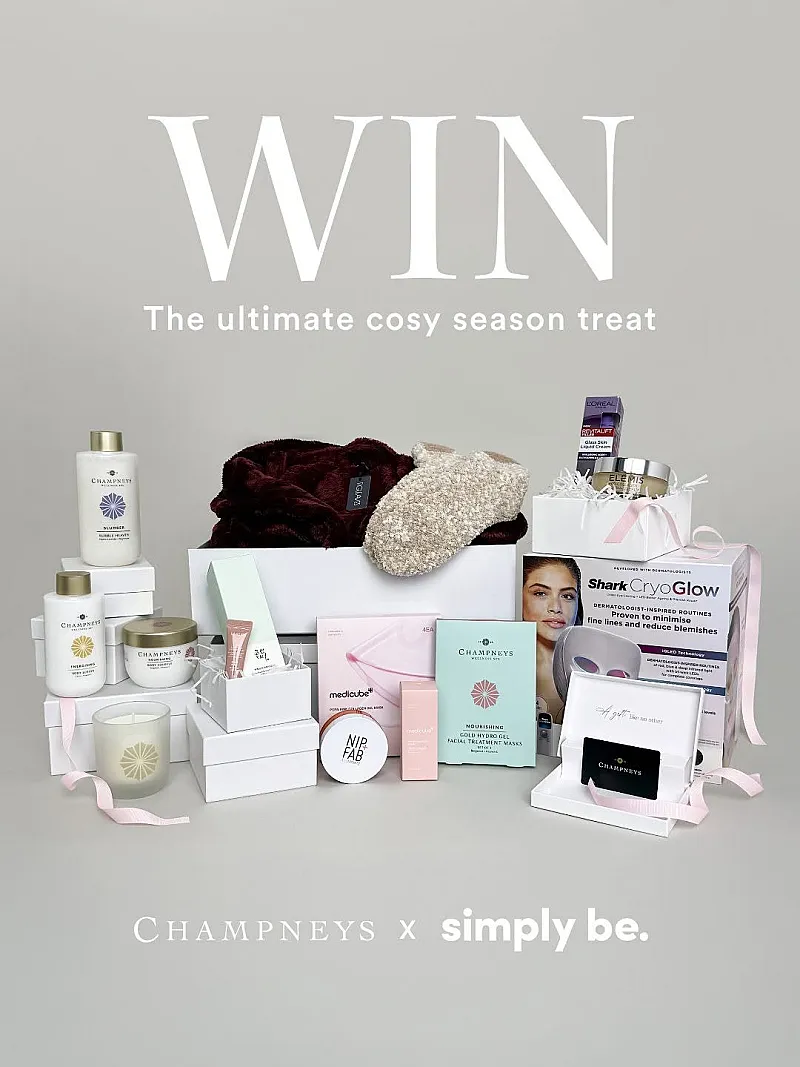 Win Champneys spa day for 2 plus Simply Be gift bundle worth over £500