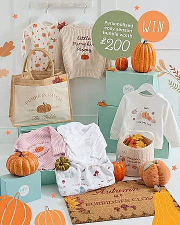 Prize image for Win a personalised My 1st Years Autumn Bundle worth £200