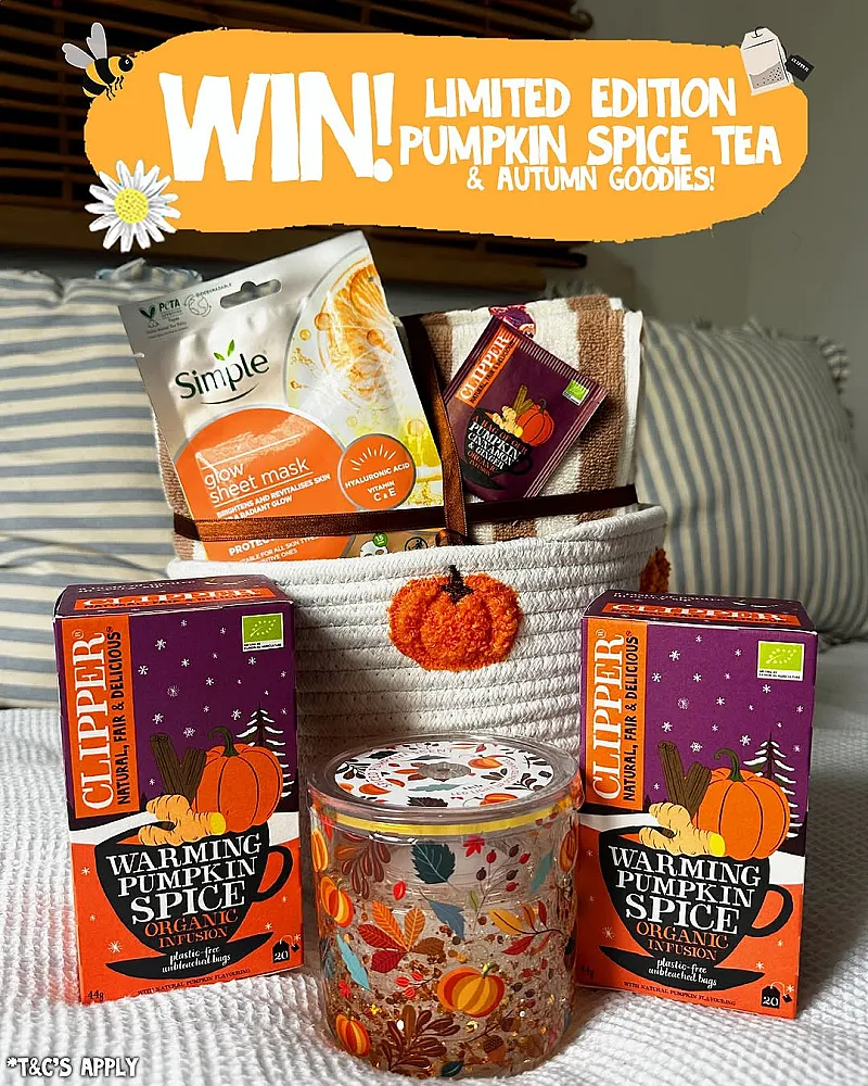 Win pumpkin spice tea & autumn goodies
