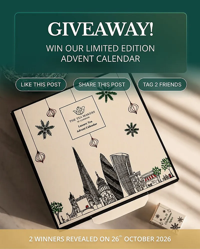 Win Limited Edition Luxury Tea Advent Calendar