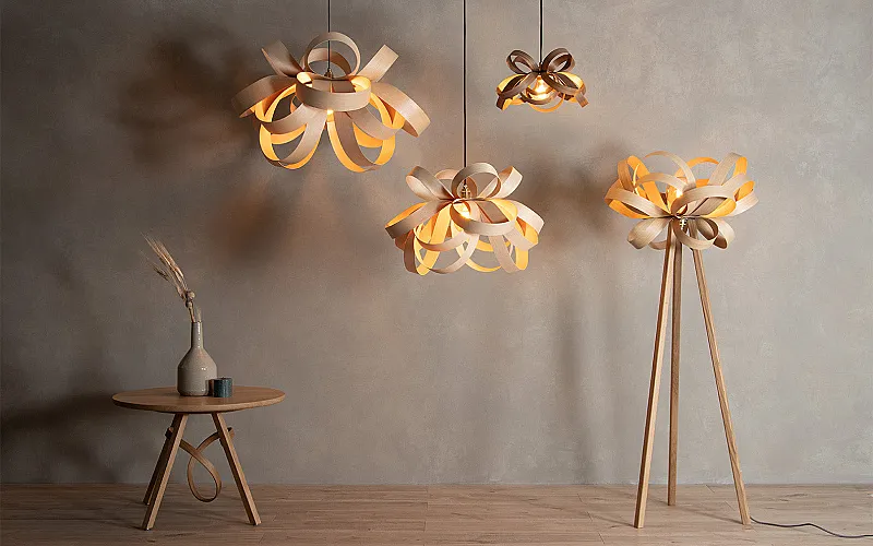 Win a Tom Raffield Table Light and a Pottery West Essential Oil Burner