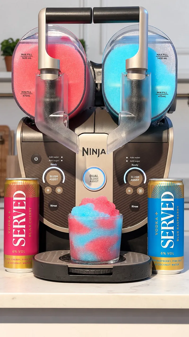 Win a Ninja SLUSHi Twist and a case of new Vodka+ flavours
