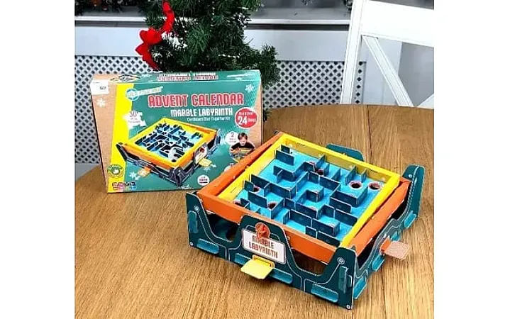 Win a Build Your Own Marble Labyrinth Advent Calendar