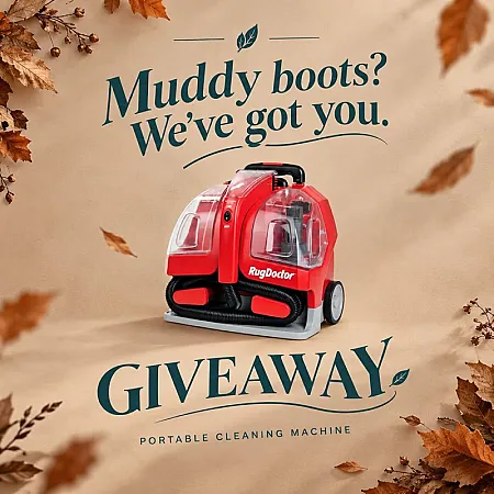 Prize image for Win a Portable Carpet Cleaner
