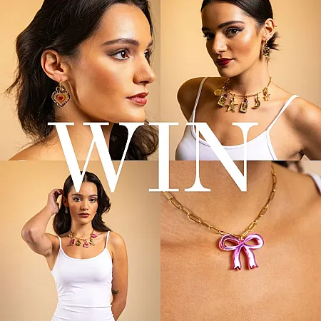 Prize image for Win a Weezy Pop necklace with personalised charms and earrings