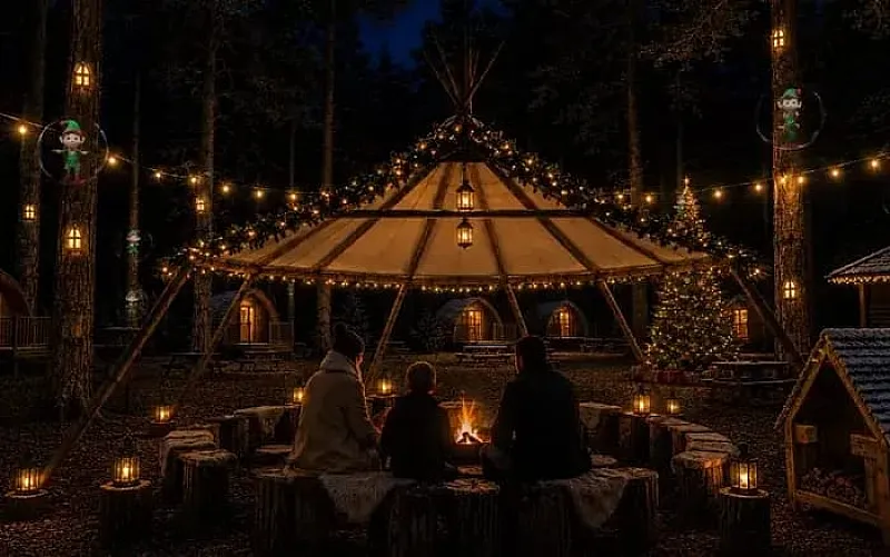 Win a One-night Elfwood Stay for Four with Illuminated Access and Tea
