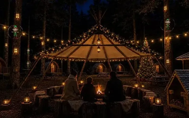Prize image for Win a One-night Elfwood Stay for Four with Illuminated Access and Tea