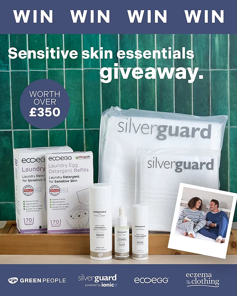 Win a luxury comfort bundle as we raise awareness of eczema this October