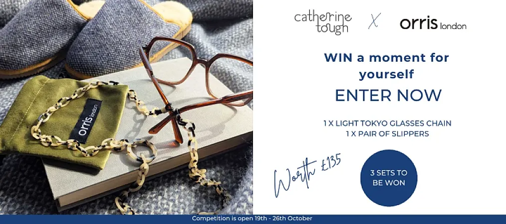Prize image for Win a luxury glasses chain and a pair of super cosy slippers