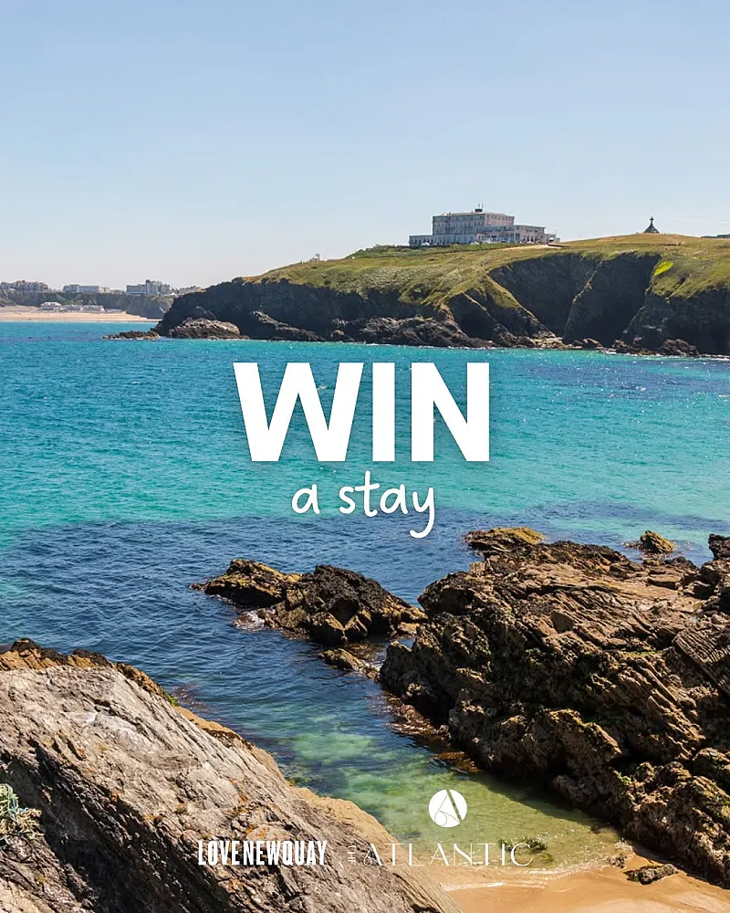 Win a One-night Atlantic Hotel Newquay Stay for Two with Lunch and Spa Access