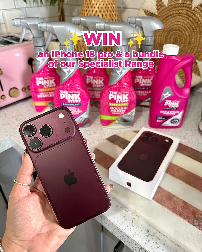 Win an iPhone 18 Pro and The NEW Specialist Range from The Pink Stuf