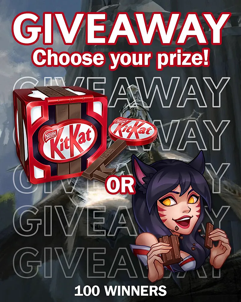 Win a 'Have a break' Emote or a KitKat Hextech Chest