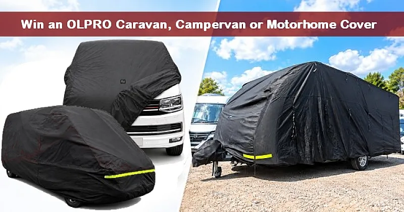 Win an OLPRO Caravan, Campervan or Motorhome Cover