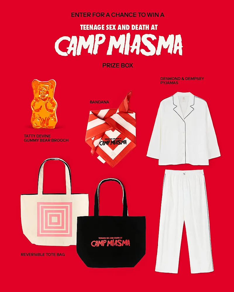 Win a CAMP MIASMA Halloween Sleepover Prize Pack