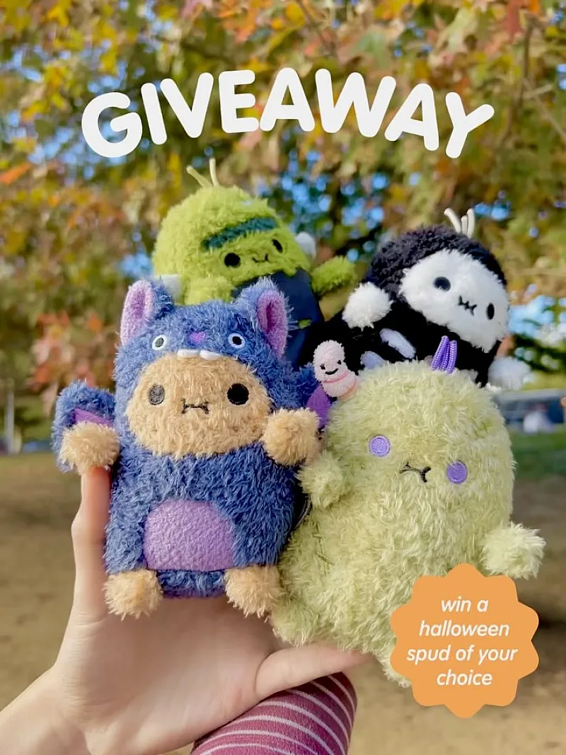 Win a Halloween Noodoll Ricespud Soft Toy of Your Choice