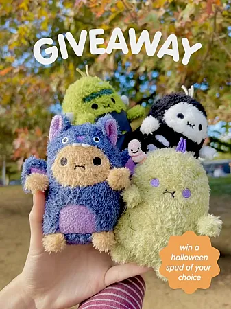 Prize image for Win a Halloween Noodoll Ricespud Soft Toy of Your Choice