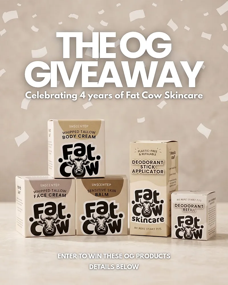 Win a Fat Cow tallow skincare bundle