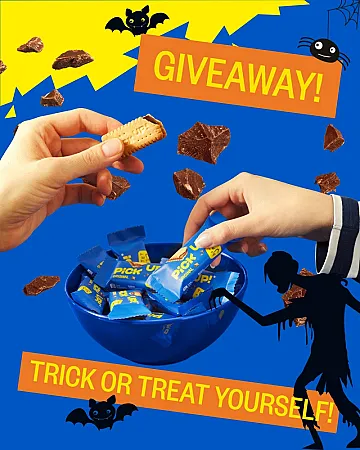 Prize image for Win a bundle of PiCK UP! Minis chocolate biscuits