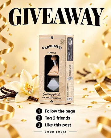 Prize image for Win a Carfume Vanilla Hanging Car Air Freshener