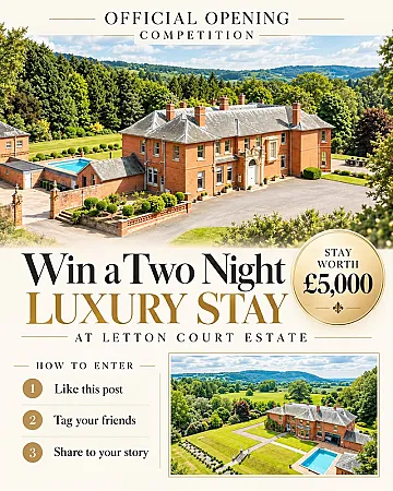 Prize image for Win Two-night luxury stay at Letton Court Estate