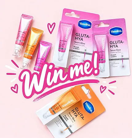 Prize image for Win a Vaseline Gluta-Hya Serum Gloss Bundle