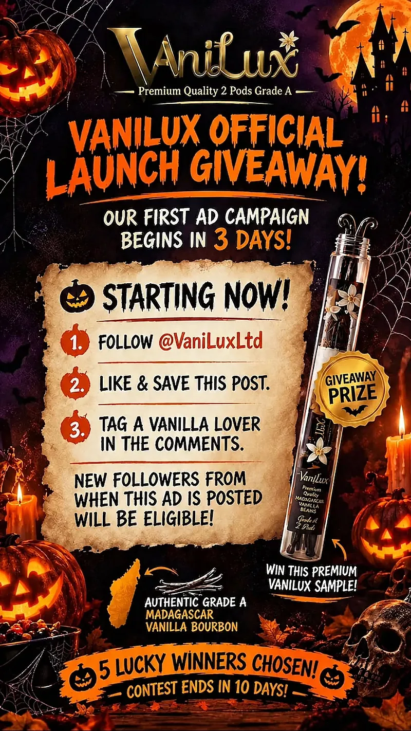 Win Premium Grade A Madagascar Bourbon Vanilla Pods