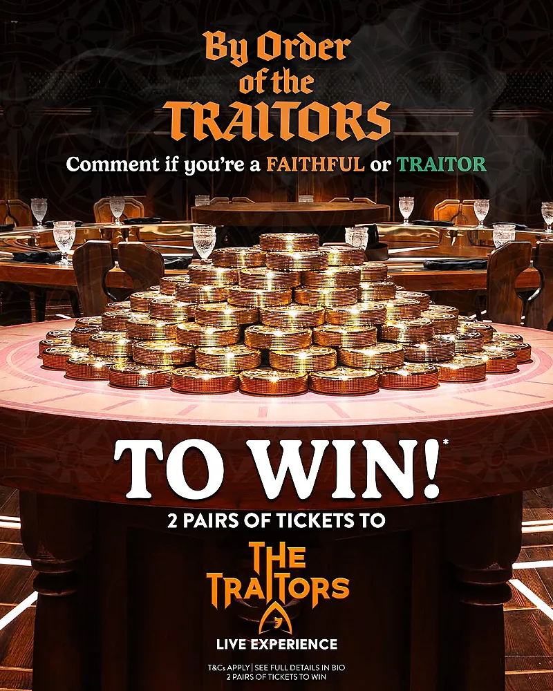 Win a pair of tickets to The Traitors: Live Experience