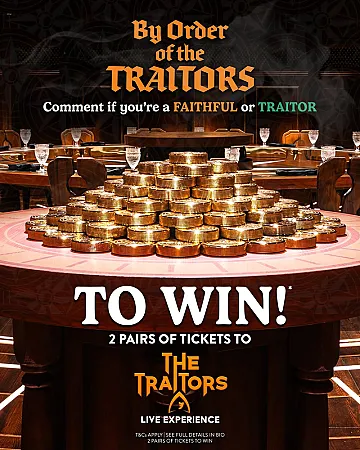 Prize image for Win a pair of tickets to The Traitors: Live Experience