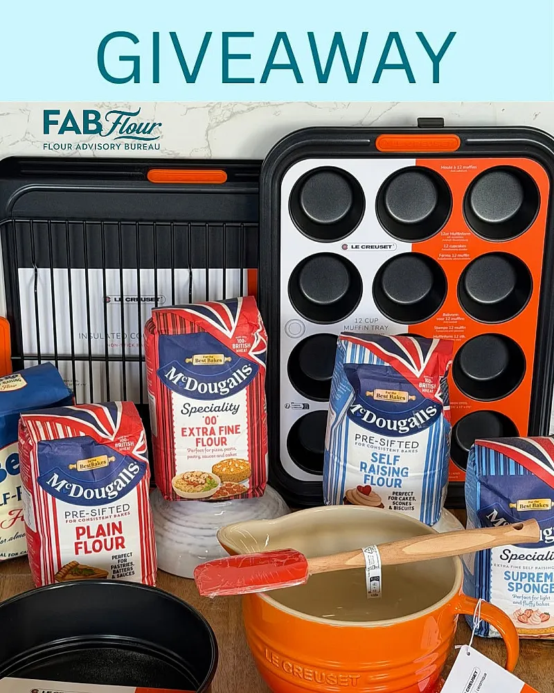 Win a Le Creuset 6-piece Baking Set and Flour Bundle