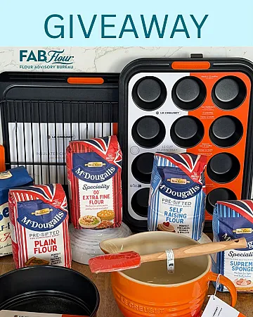 Prize image for Win a Le Creuset 6-piece Baking Set and Flour Bundle