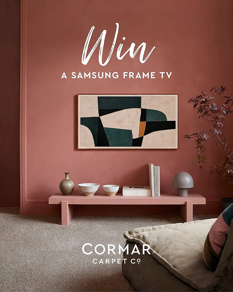 Win a Samsung Frame 43 TV with Black Frame