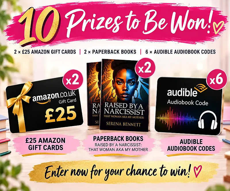 Win 1 of 10 prizes including £25 Amazon Gift Cards