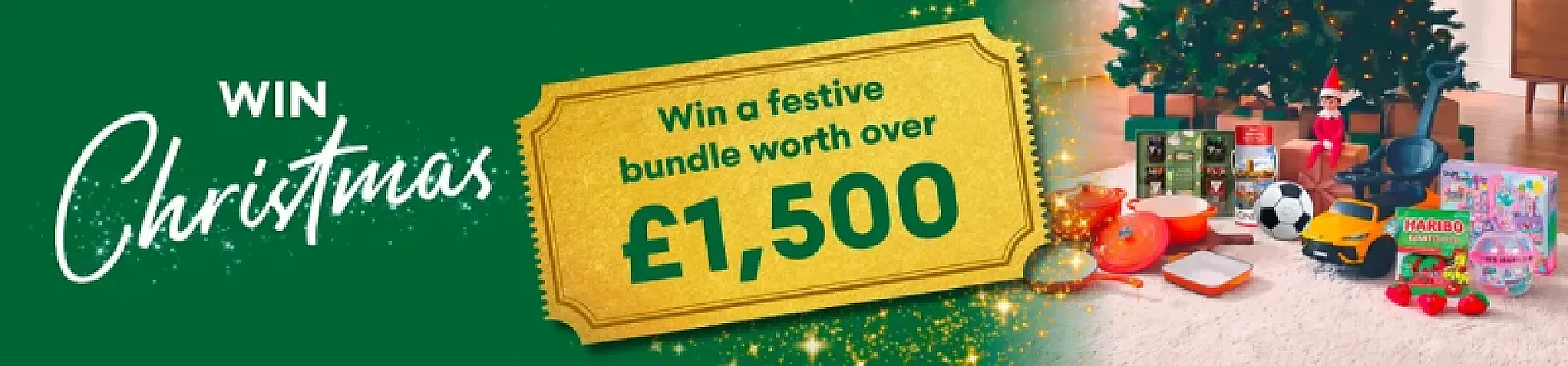 Prize image for Win a festive bundle worth over £1,500!
