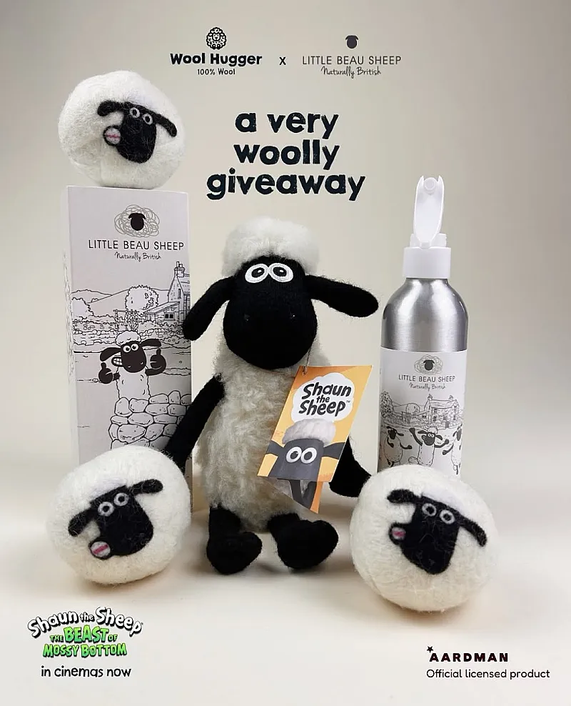Win a Shaun the Sheep x Wool Hugger x Little Beau Sheep bundle