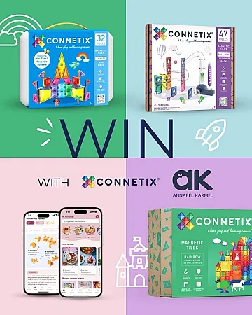 Prize image for Win 3 Connetix Sets & 1-Year Subscription to Annabel Karmel’s Kids Recipes App