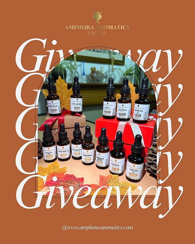 Win a Selection of Organic Carrier Oils, 25ml
