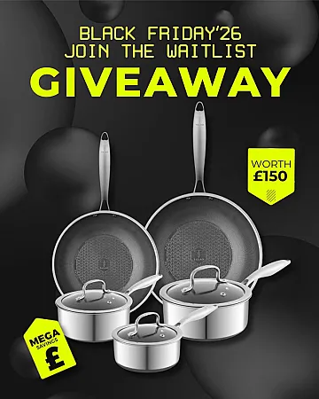 Prize image for Win the Ti-Clad 5 Piece Hybrid Cookware Set