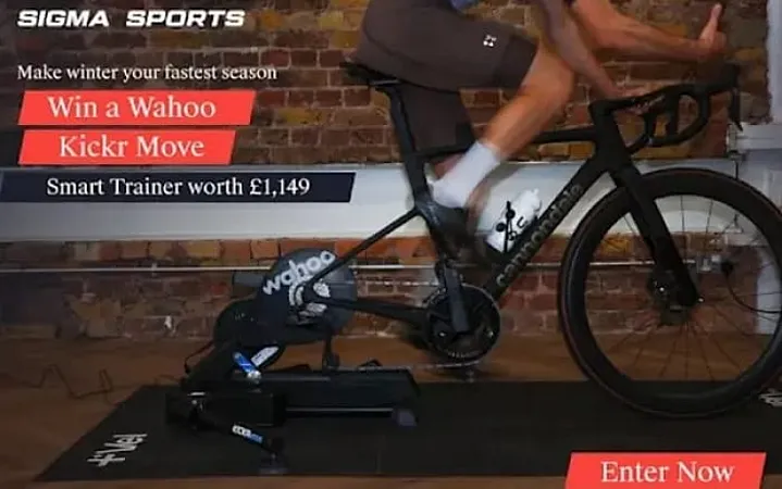Prize image for Win a Wahoo KICKR MOVE Smart Trainer with cassette and adapters