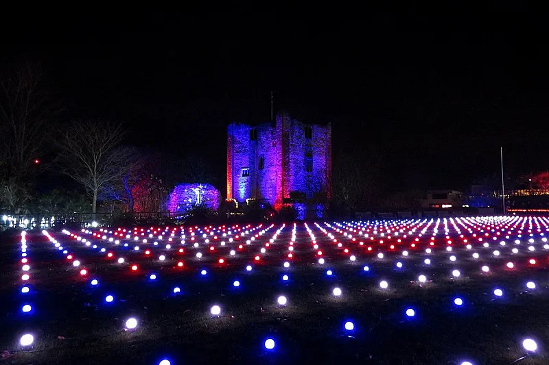 Win a family ticket to see Illuminate Guildford at Guildford Castle