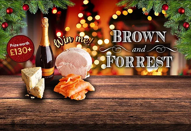 Prize image for Win a £130 Luxury Banquet Hamper from Brown & Forrest