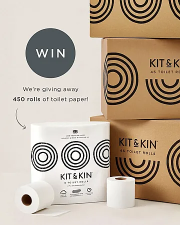Prize image for Win 45-roll Kit & Kin recycled toilet roll subscription box
