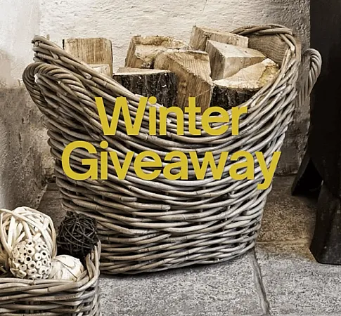 Prize image for Win a Lined Wicker Log Basket